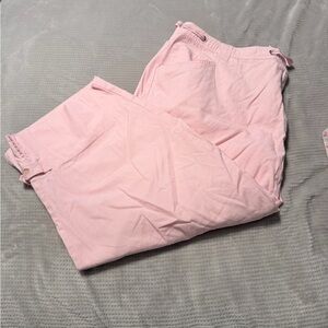Women's Essentials Light Pink Casual cropped pants size 26/28W